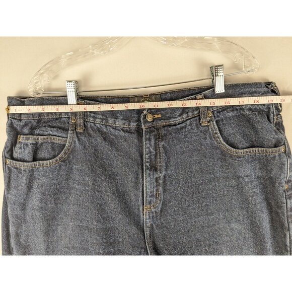 RED HEAD Jeans Men's 40x30 Blue Fleece Lined 100% Cotton BP9016 Medium Wash - Picture 3 of 10